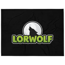 Load image into Gallery viewer, Lorwolf Throw Blanket - Black