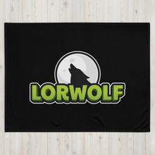 Load image into Gallery viewer, Lorwolf Throw Blanket - Black