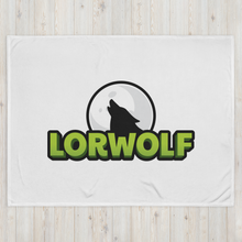 Load image into Gallery viewer, Lorwolf Throw Blanket - White