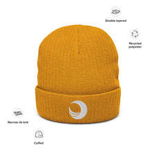 Load image into Gallery viewer, Goldsea Ribbed Knit Beanie
