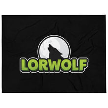 Load image into Gallery viewer, Lorwolf Throw Blanket - Black
