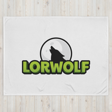 Load image into Gallery viewer, Lorwolf Throw Blanket - White
